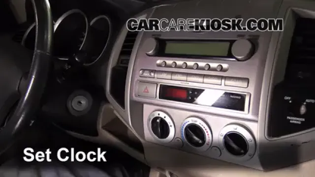 2008 Toyota Tacoma 2.7L 4 Cyl. Extended Cab Pickup (4 Door) Clock Set Clock